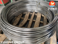 Brillante de acero inoxidable del tubo de la bobina de ASTM A269 TP316L recocido para el petróleo y gas